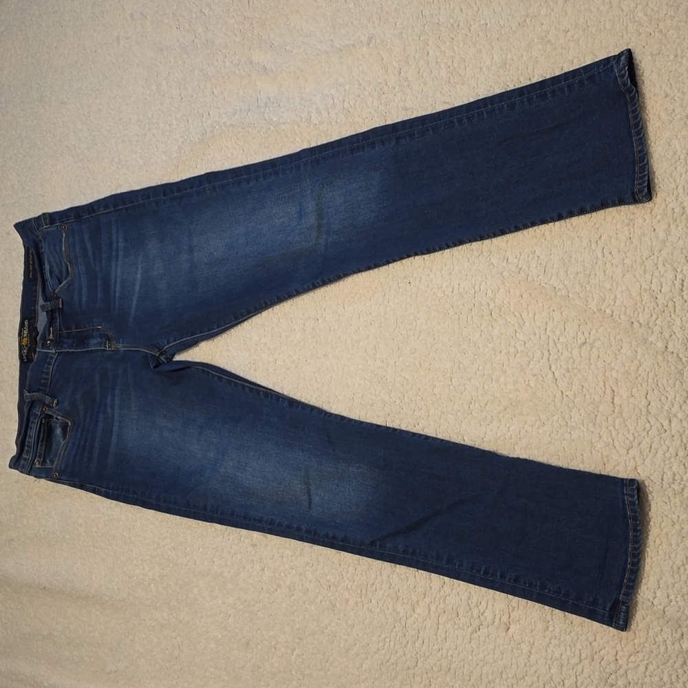 Lucky Brand Brooke Straight Dark Blue Jeans